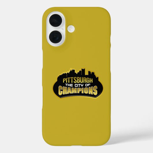Pittsburgh City of Champs Case-Mate iPhone Hülle (Rückseite)