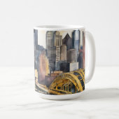 Pittsburgh Cityscape Kaffeetasse (VorderseiteRechts)