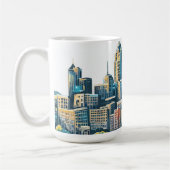 Pittsburgh Cityscape Kaffeetasse (Links)