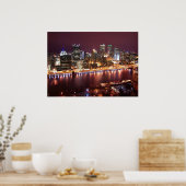Pittsburgh Cityscape Poster (Küche)