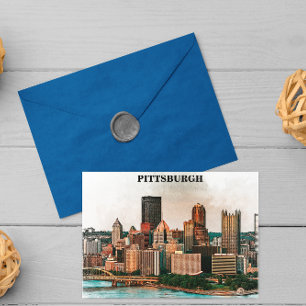 Pittsburgh Cityscape Postkarte