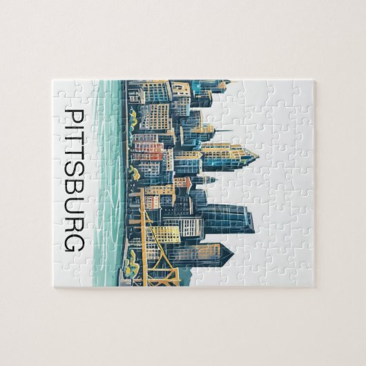 Pittsburgh Cityscape Puzzle (Horizontal)