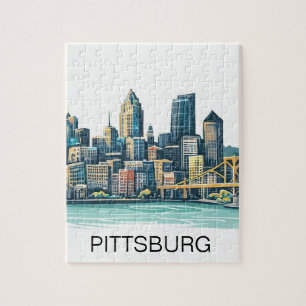 Pittsburgh Cityscape Puzzle