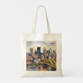 Pittsburgh Cityscape Tragetasche (Rückseite)
