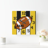 Pittsburgh Colors Football Wall Uhr (Zuhause)