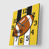 Pittsburgh Colors Football Wall Uhr (Winkel)