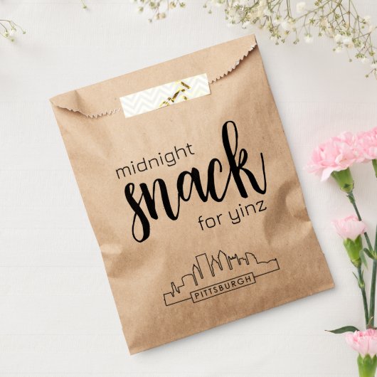 PITTSBURGH COOKIE TABLE FAVOR BAGS GESCHENKTÜTCHEN (Versiegelt)