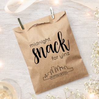 PITTSBURGH COOKIE TABLE FAVOR BAGS GESCHENKTÜTCHEN