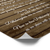 Pittsburgh Cookie Table No Yinz Wedding Poster (Ecke)