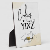 Pittsburgh Cookie Table Sign Fotoplatte (Seite)