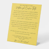 Pittsburgh Cookie Table Sign Sockelschild (Vorderseite)