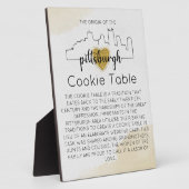PITTSBURGH COOKIE TABLE SIGN WEDING FOTOPLATTE (Seite)