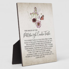 PITTSBURGH COOKIE TABLE SIGN WEDING FOTOPLATTE