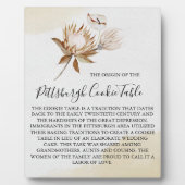 PITTSBURGH COOKIE TABLE SIGN WEDING FOTOPLATTE (Vorderseite)