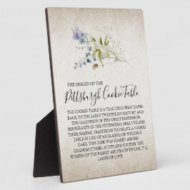 PITTSBURGH COOKIE TABLE SIGN WEDING FOTOPLATTE