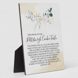 PITTSBURGH COOKIE TABLE SIGN WEDING FOTOPLATTE