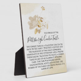 PITTSBURGH COOKIE TABLE SIGN WEDING FOTOPLATTE