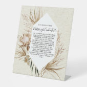 PITTSBURGH COOKIE TABLE SIGN WEDING SOCKELSCHILD (Vorderseite)