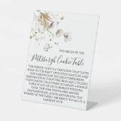 PITTSBURGH COOKIE TABLE SIGN WEDING SOCKELSCHILD (Vorderseite)