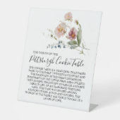 PITTSBURGH COOKIE TABLE SIGN WEDING SOCKELSCHILD (Vorderseite)