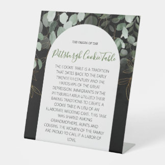 PITTSBURGH COOKIE TABLE SIGN WEDING SOCKELSCHILD