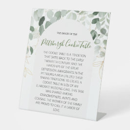 PITTSBURGH COOKIE TABLE SIGN WEDING SOCKELSCHILD