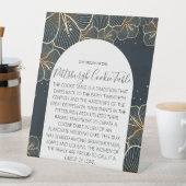 PITTSBURGH COOKIE TABLE SIGN WEDING SOCKELSCHILD (In Situ)