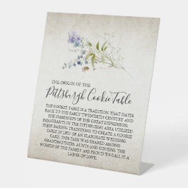 PITTSBURGH COOKIE TABLE SIGN WEDING SOCKELSCHILD