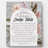 PITTSBURGH COOKIE TABLE SIGN WEDING TABLE SIGN FOTOPLATTE (Vorderseite)