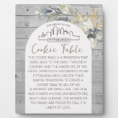 PITTSBURGH COOKIE TABLE SIGN WEDING TABLE SIGN FOTOPLATTE (Vorderseite)