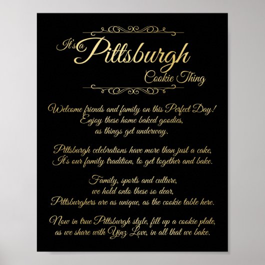 Pittsburgh Cookie Theme Poster (Vorne)