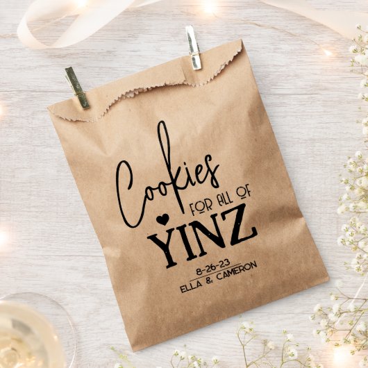 Pittsburgh Cookies Table Leckerei Bags Geschenktütchen (Ausgeschnitten)