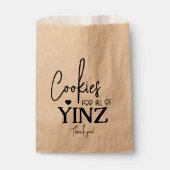 Pittsburgh Cookies Table Leckerei Bags Geschenktütchen (Vorderseite)