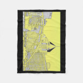 Pittsburgh-Decke Fleecedecke (Vorderseite)