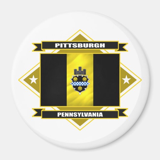 Pittsburgh Diamond Magnet (Vorne)