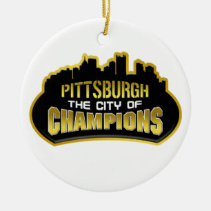 Pittsburgh Die Stadt der Champions Keramik Ornament