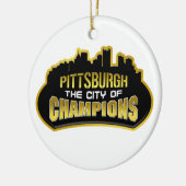 Pittsburgh die Stadt der Meister Keramik Ornament (Links)
