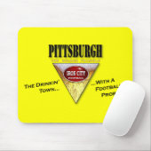Pittsburgh Drinkin' Stadt mit einem Fußballproblem Mousepad (Mit Mouse)