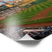 Pittsburgh druckt Baseball View Fotodruck (Ecke)