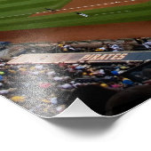 Pittsburgh druckt Baseball View Fotodruck (Ecke)