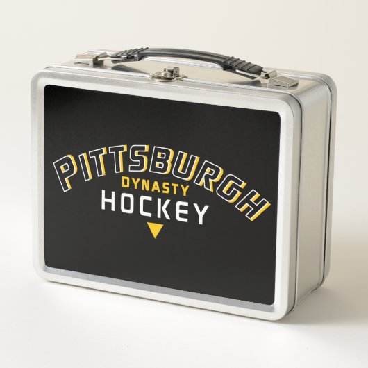 Pittsburgh-Dynsty Hockey-Lunch Box Metall Lunch Box (Vorderseite)