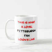 pittsburgh fan, loyal kaffeetasse (Links)