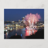 Pittsburgh Fireworks Postkarte (Vorderseite)