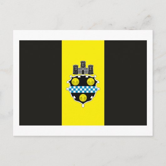 Pittsburgh Flag Postkarte (Vorderseite)
