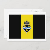 Pittsburgh Flag Postkarte (Vorne/Hinten)