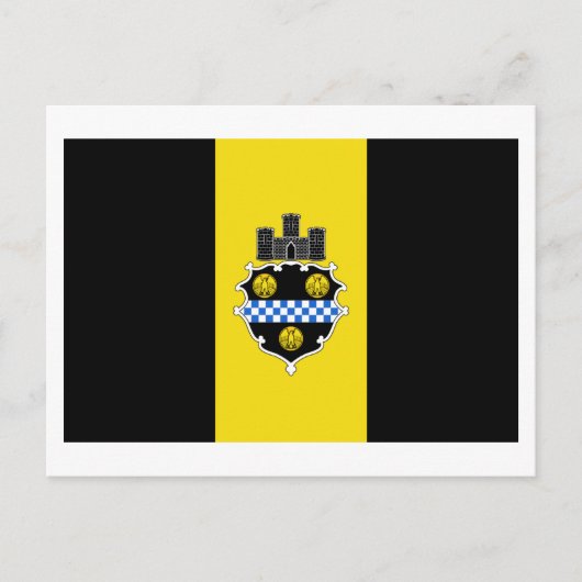Pittsburgh Flag Postkarte (Vorderseite)