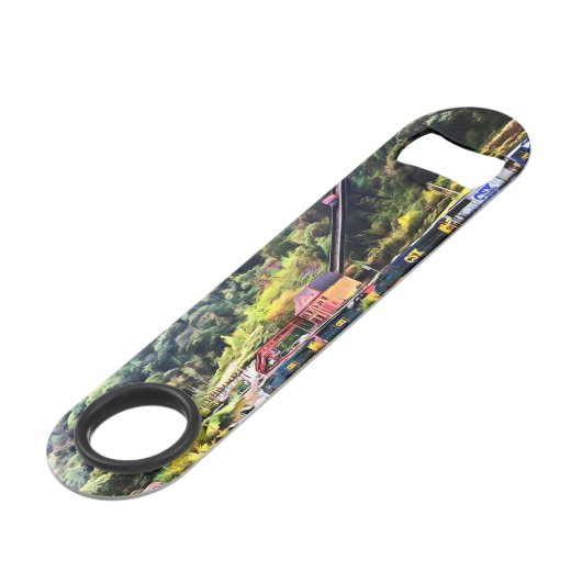 Pittsburgh-Flaschenkopfer Speed Flaschenöffner (Rückseite Schrägansicht)