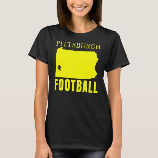 Pittsburgh Football Fan The Burgh Pennsylvania Tee (Vorderseite)