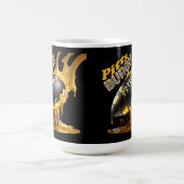 Pittsburgh Football Fans - geschmolzener Stahl Kaffeetasse (Mittel)