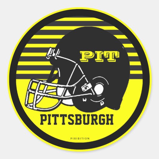 Pittsburgh Football Sticker (Vorderseite)
